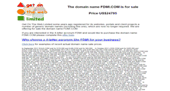 Desktop Screenshot of fdmi.com